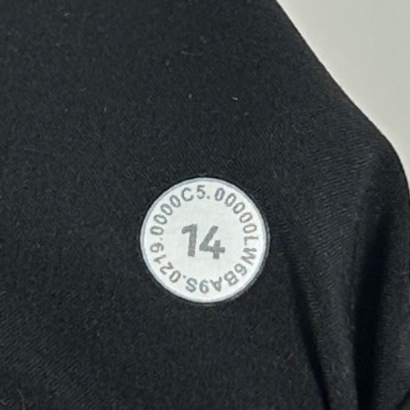 Lululemon Wanderer Culotte Black Pants Womens Size 14 Lightweight LW6BA9S Swift - Picture 4 of 16